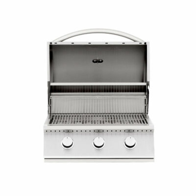 02-SIZ26-LP-Propane-Sizzler-26-BBQ-Grill-Front-Open